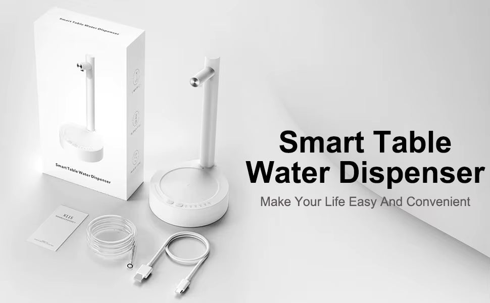 Desk Dispenser Electric Water Gallon Automatic Water Bottle Dispenser Rechargeable USB