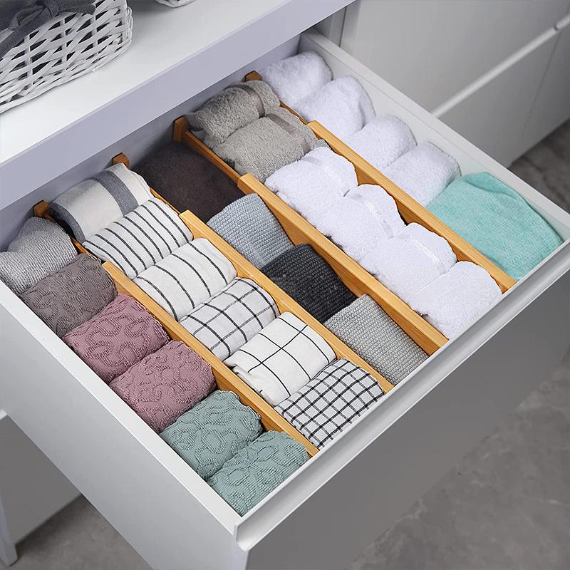 Bamboo Drawer Divider Kitchen Drawer Organizer